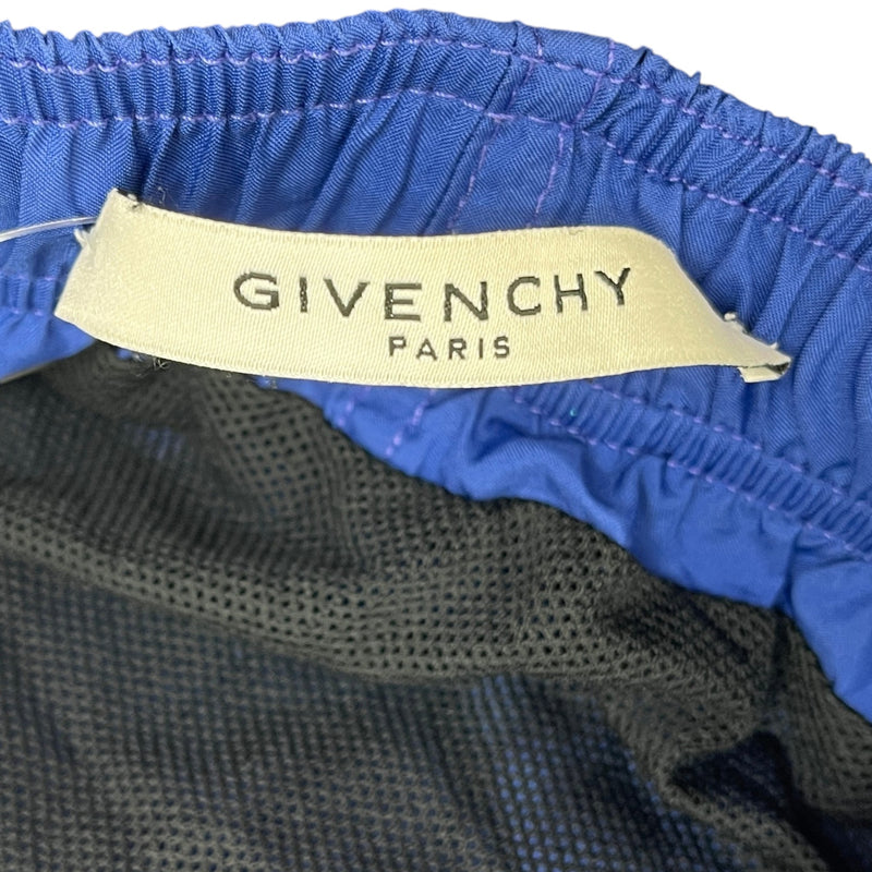 Men's Paris Logo Swim Shorts Blue Size S / W30