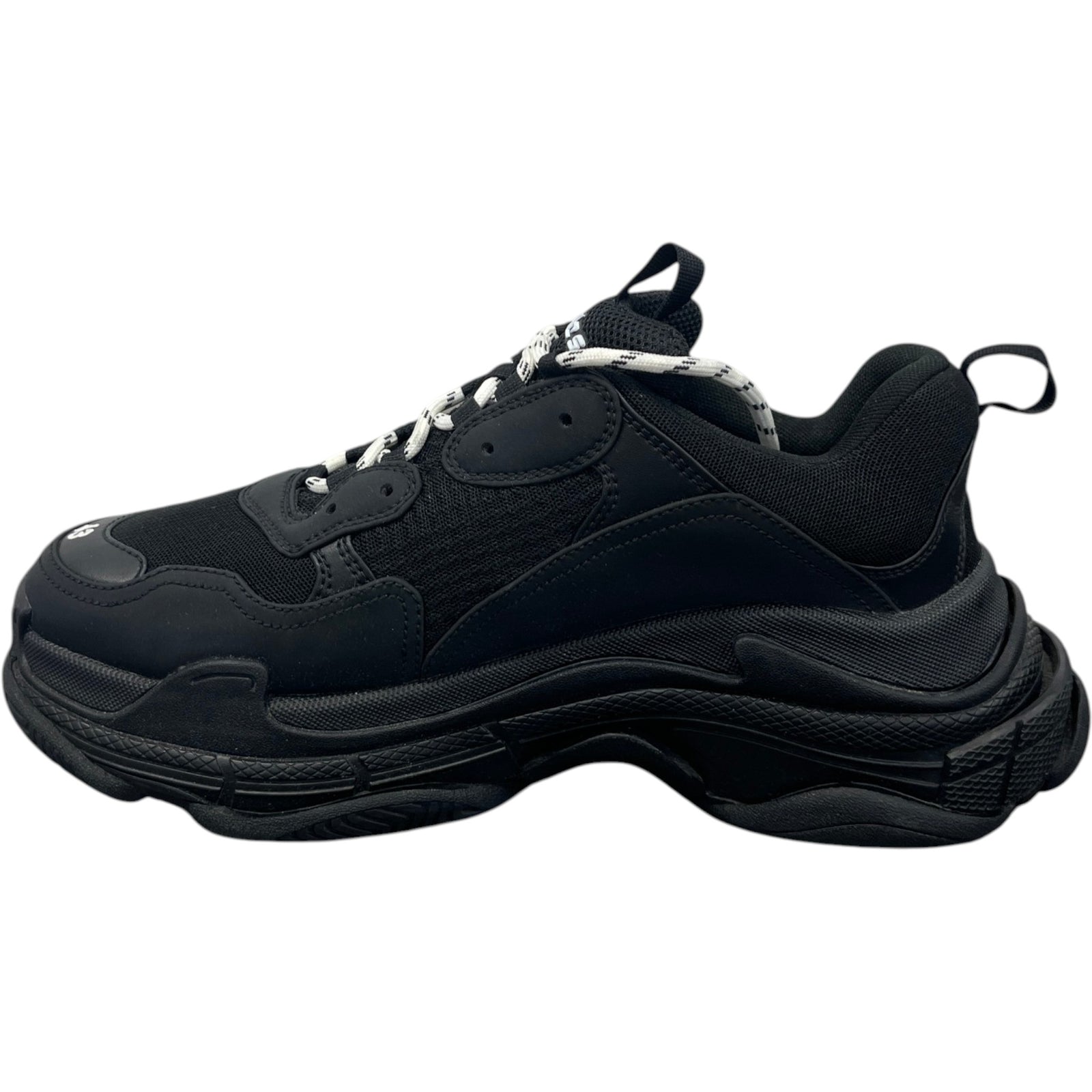 Men's Triple S High Trainers Black Size UK 9 / EU 43 - Photo 3