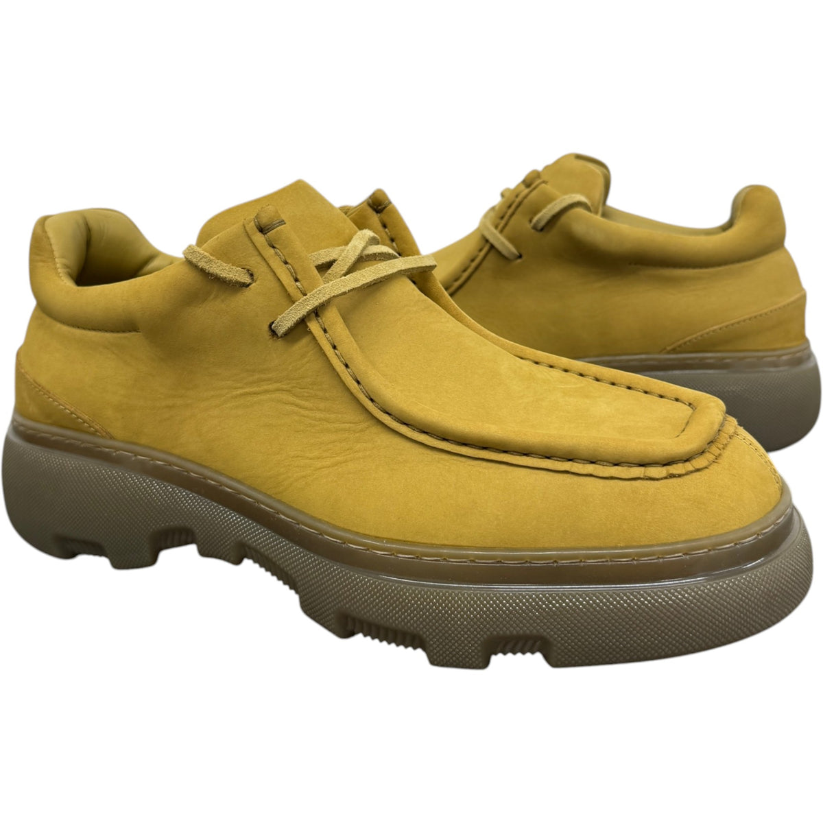 Men's Nubuck Boots Yellow Size UK 10 / EU 44 - Photo 3