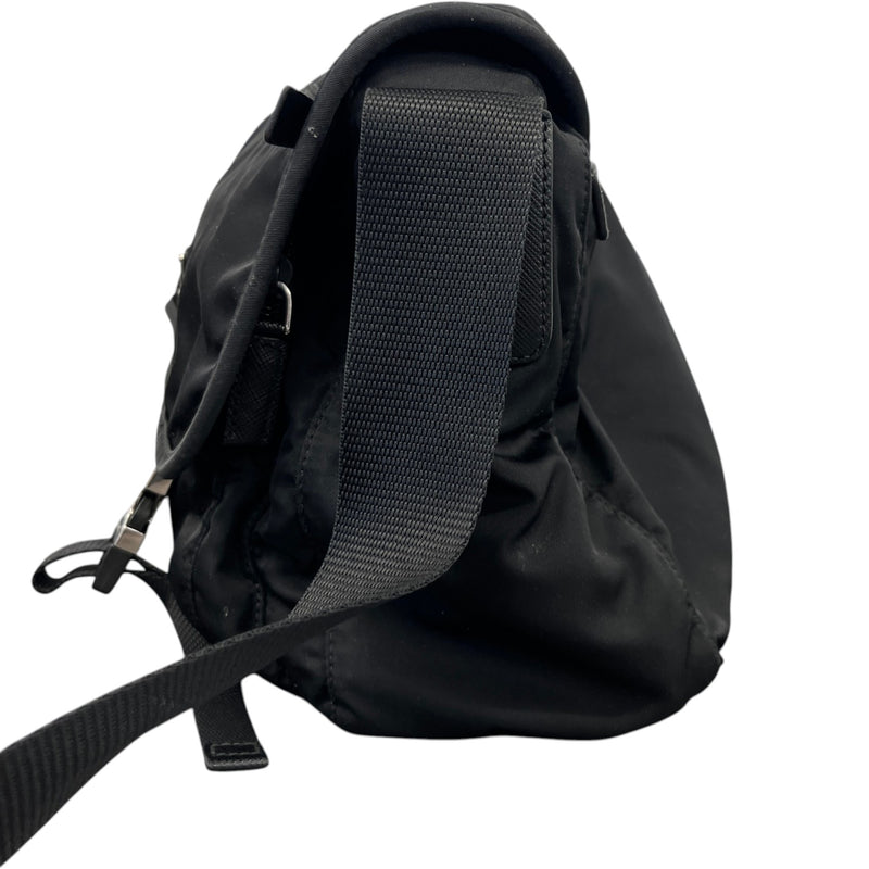 Men's Explore Re-Nylon Messenger Bag Black