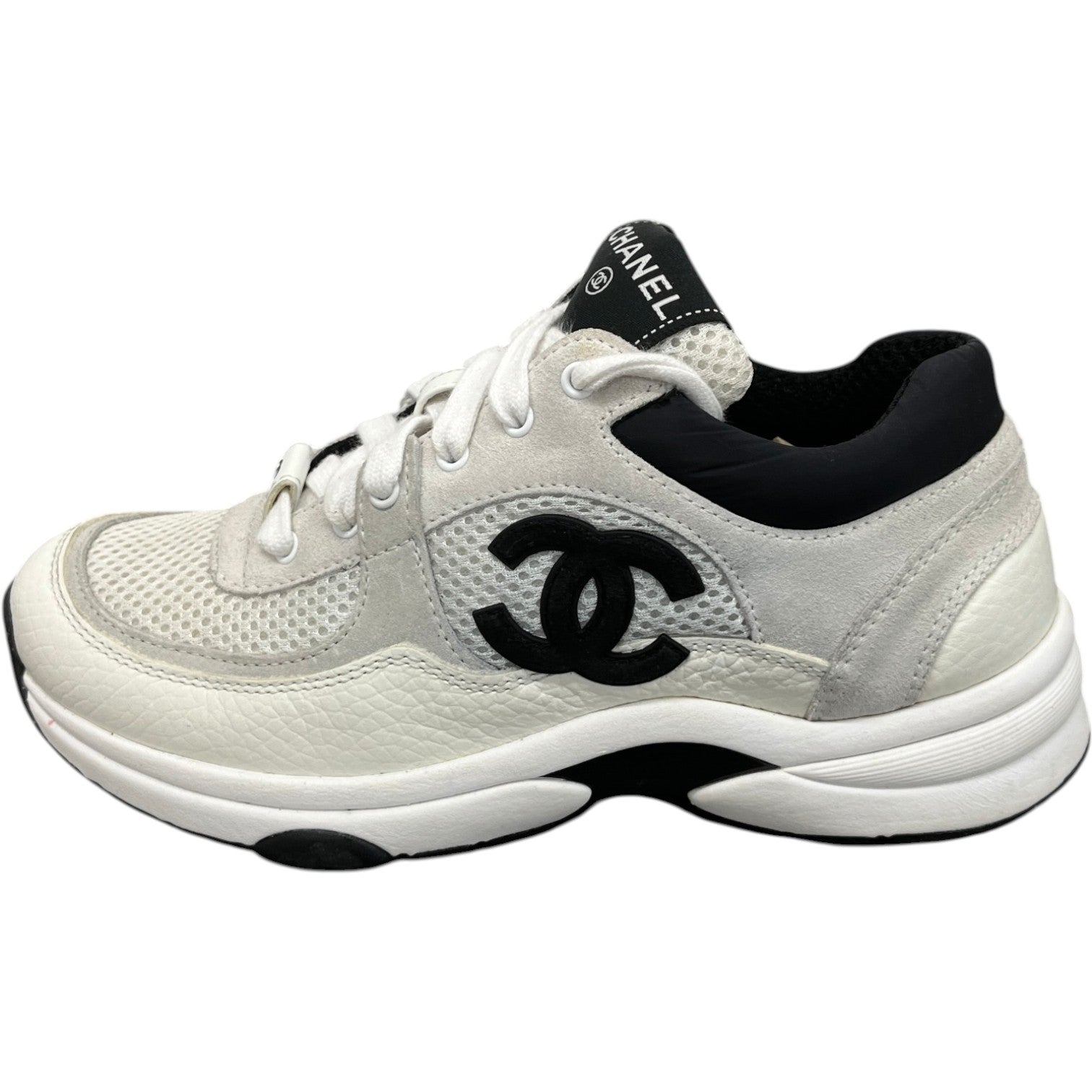 Women's Cc Runners Low Trainers White Size EU 35 / UK 2 - Photo 5