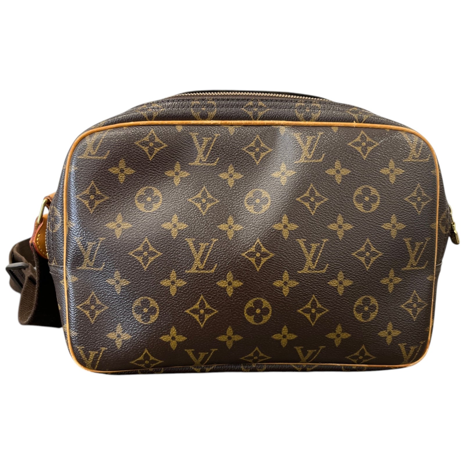 Women's Reporter Monogram Messenger Bag Brown - Photo 3