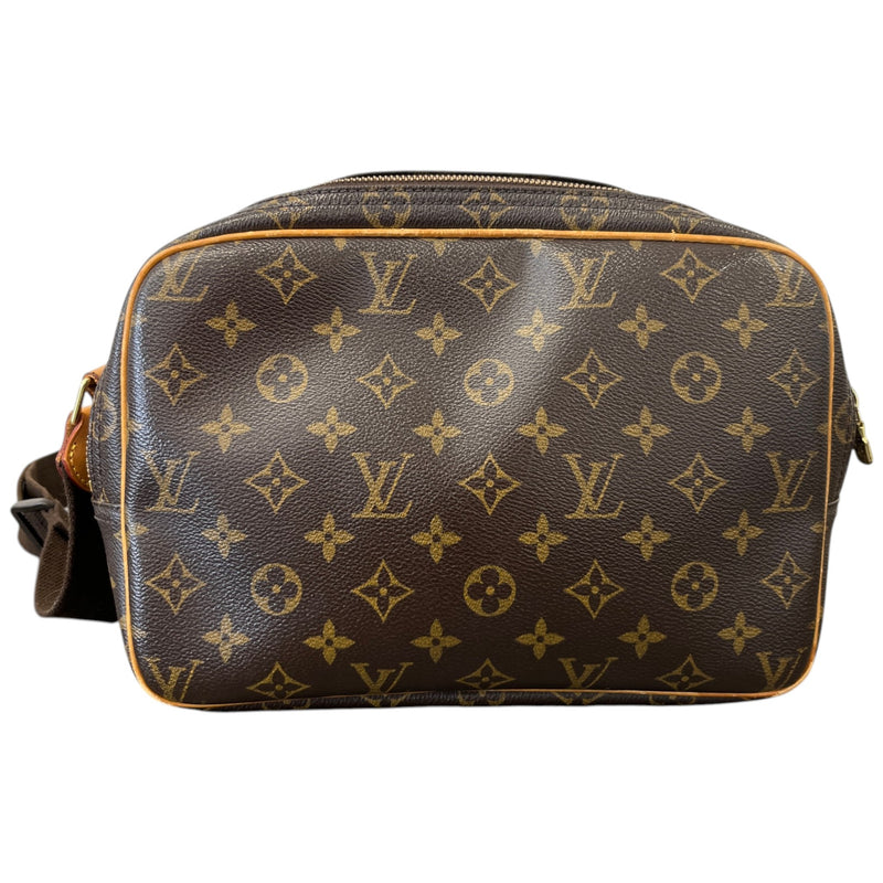 Women's Reporter Monogram Messenger Bag Brown