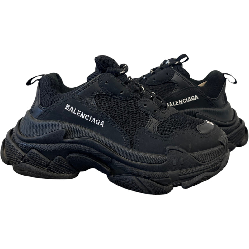 Women's Triple S Low Trainers Black Size UK 4 / EU 37