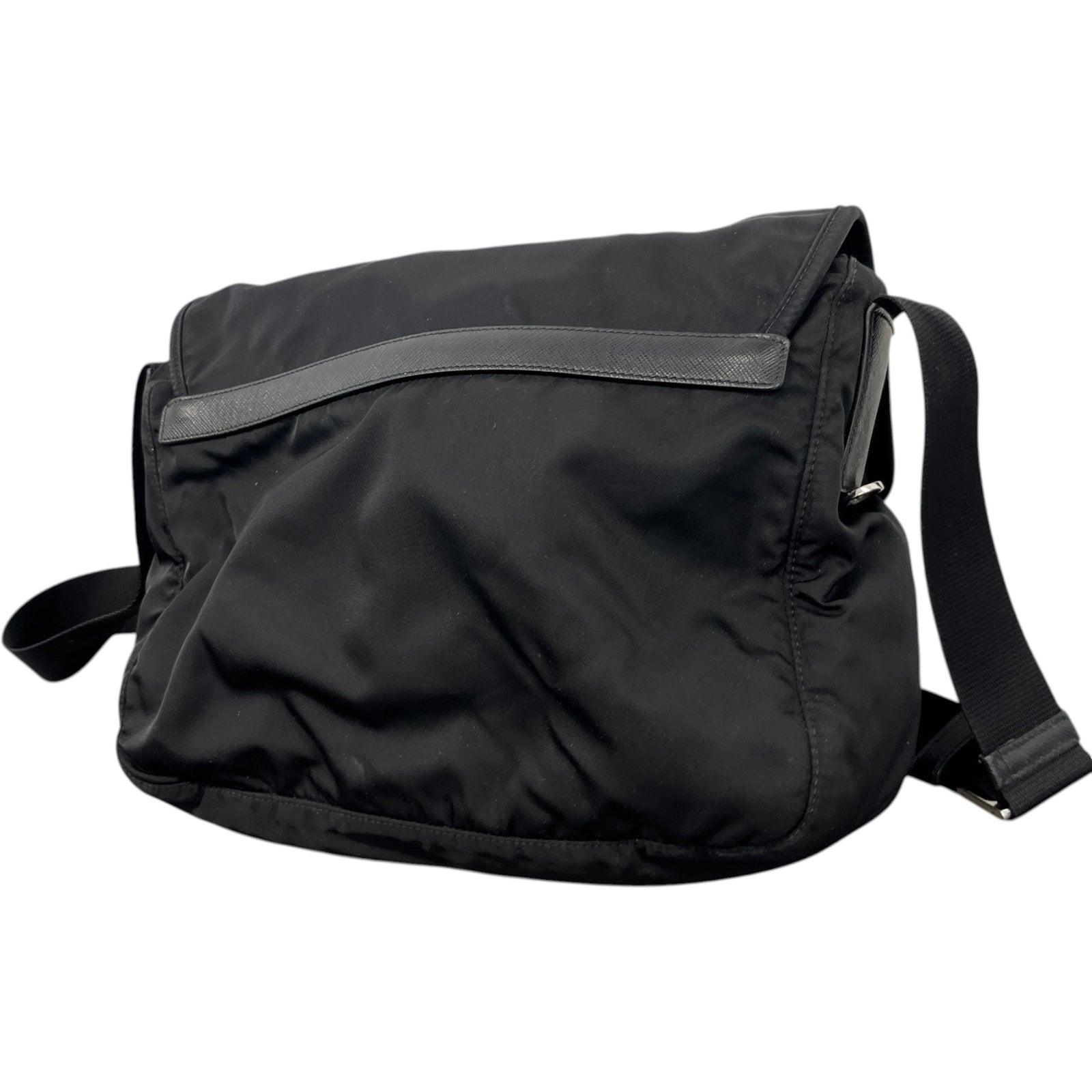 Men's Explore Re-Nylon Messenger Bag Black - Photo 9