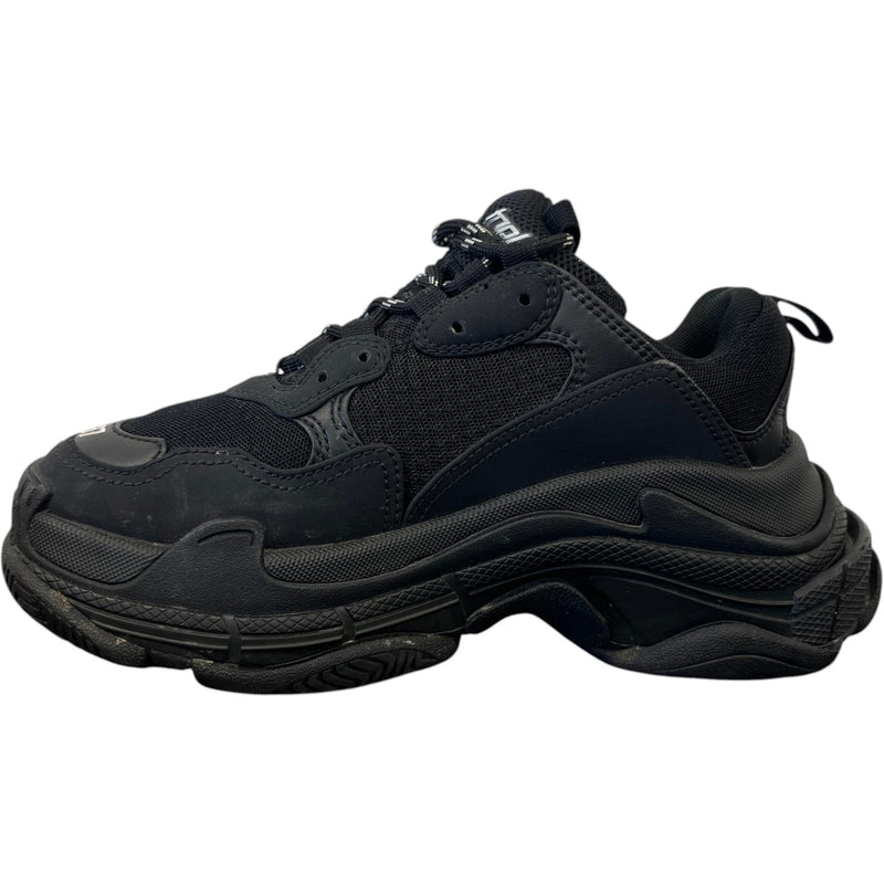 Women's Triple S Low Trainers Black Size UK 4 / EU 37