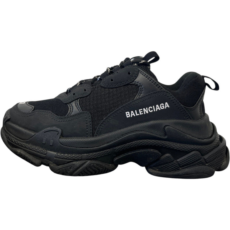 Women's Triple S Low Trainers Black Size UK 4 / EU 37