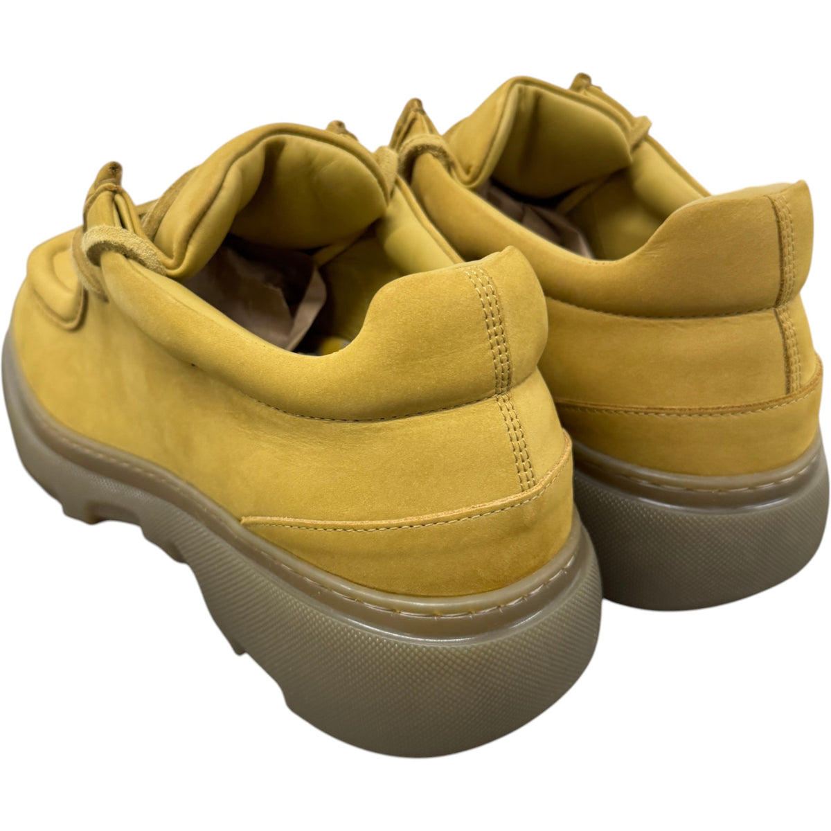 Men's Nubuck Boots Yellow Size UK 10 / EU 44 - Photo 8