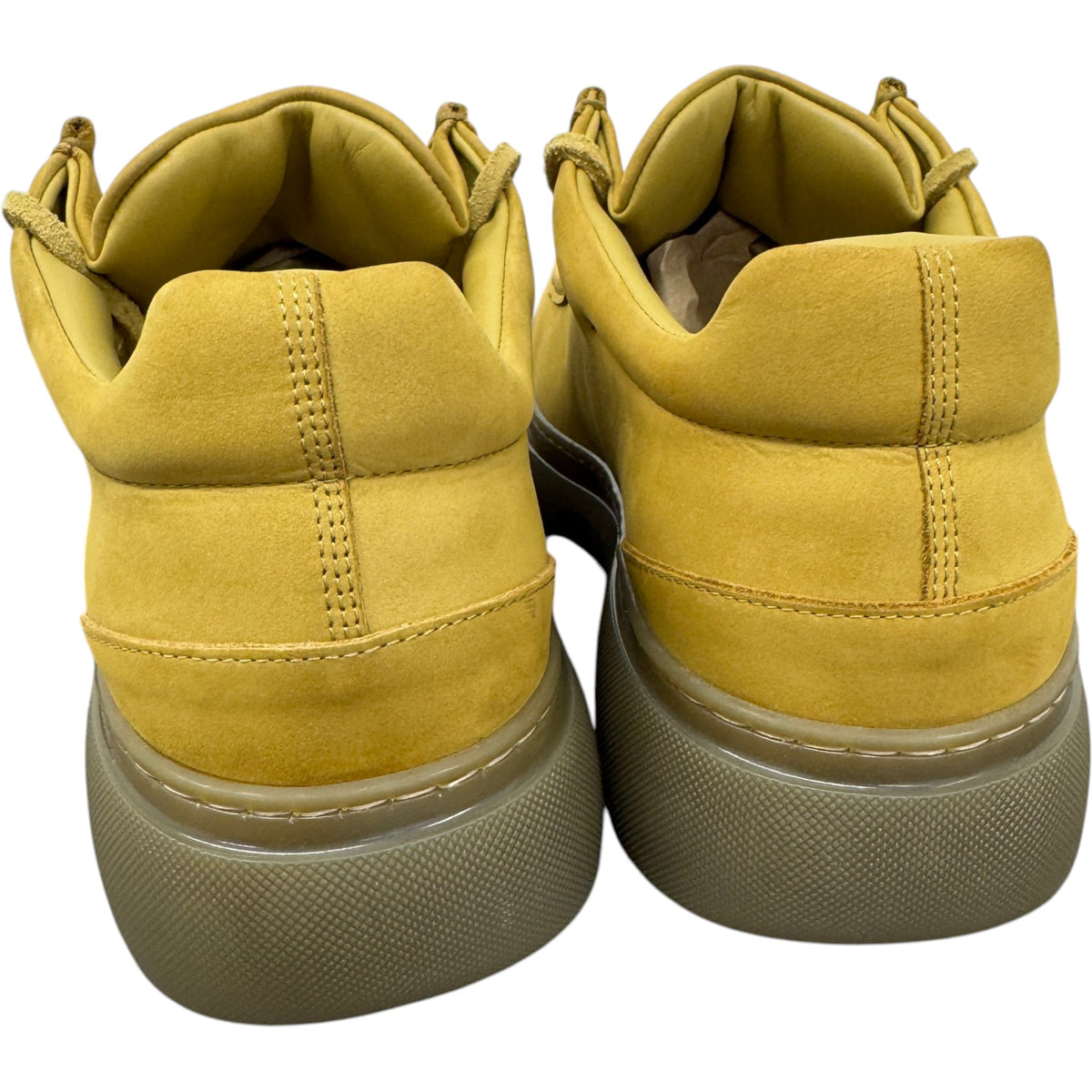 Men's Nubuck Boots Yellow Size UK 10 / EU 44 - Photo 9