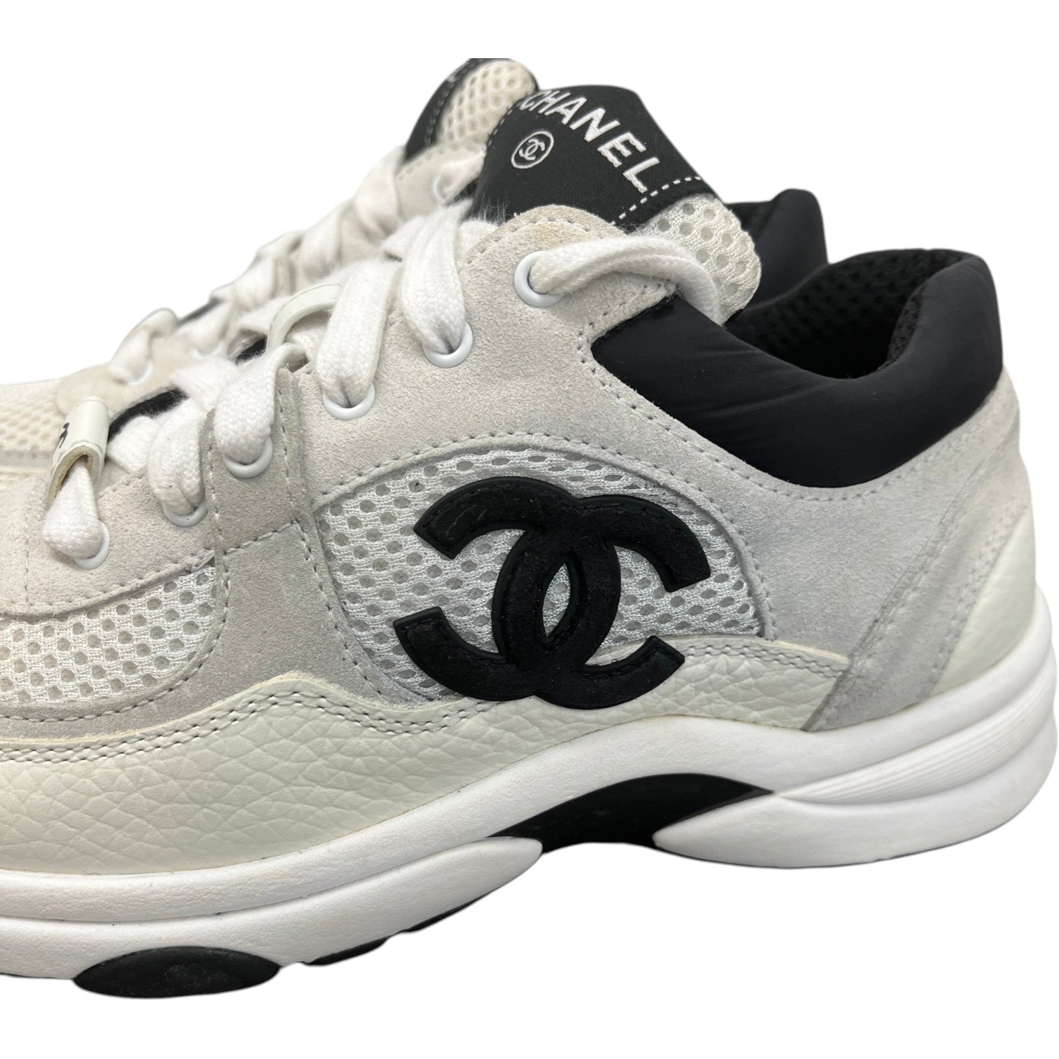 Women's Cc Runners Low Trainers White Size EU 35 / UK 2 - Photo 10