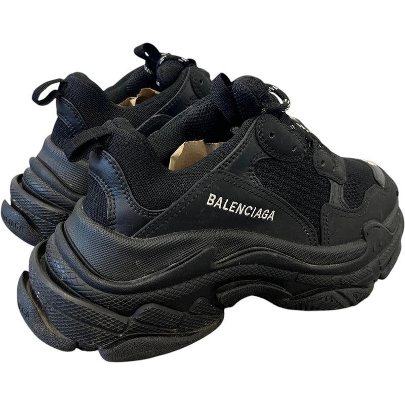 Women's Triple S Low Trainers Black Size UK 4 / EU 37