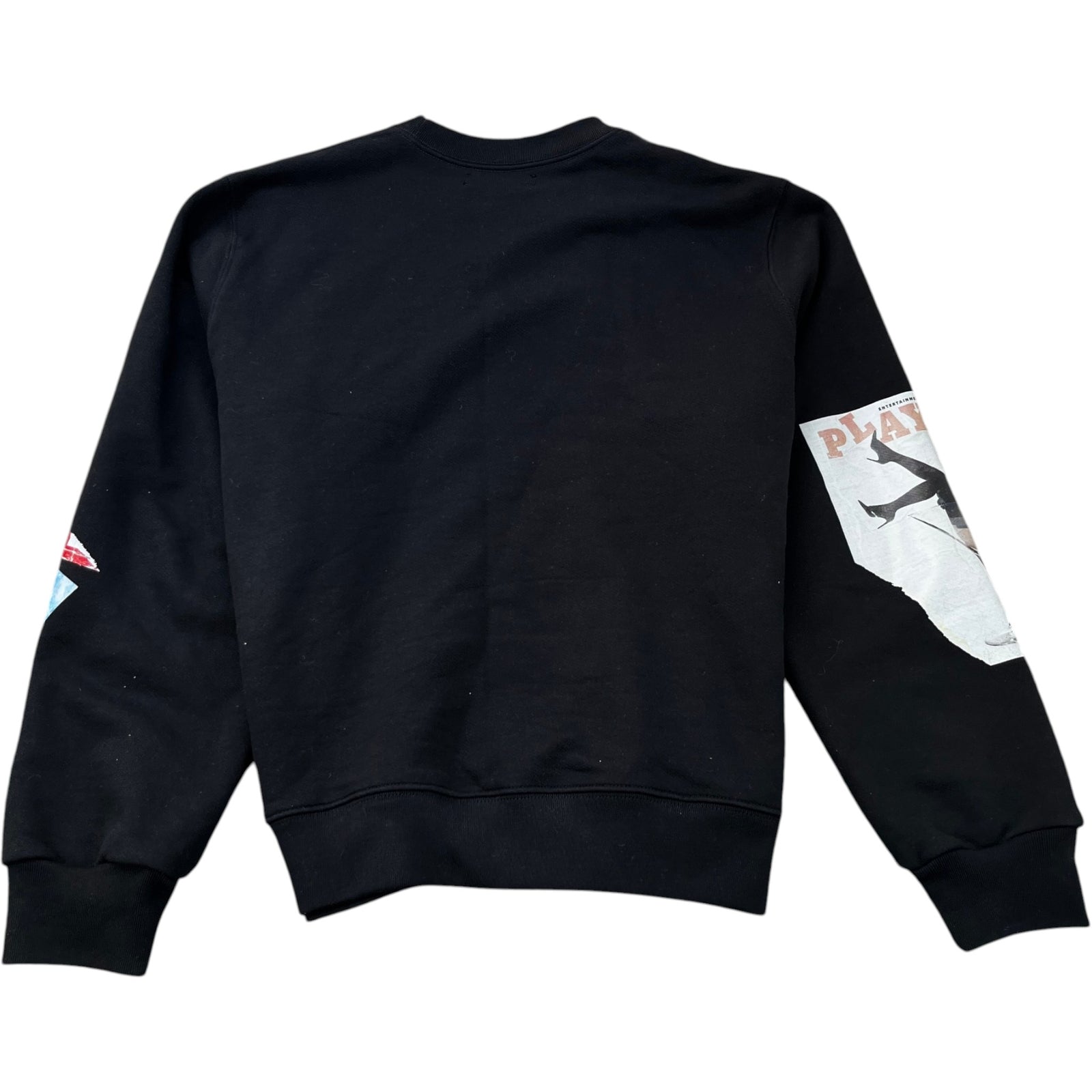 Men's Playboy Magazine Crewneck Sweatshirt Black Size L - Photo 2