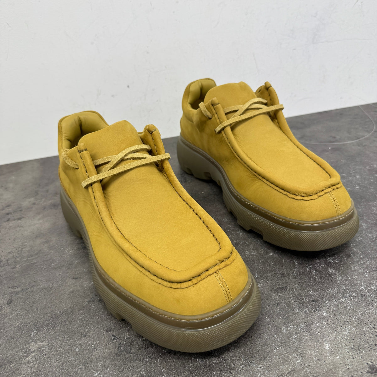Men's Nubuck Boots Yellow Size UK 10 / EU 44 - Photo 11