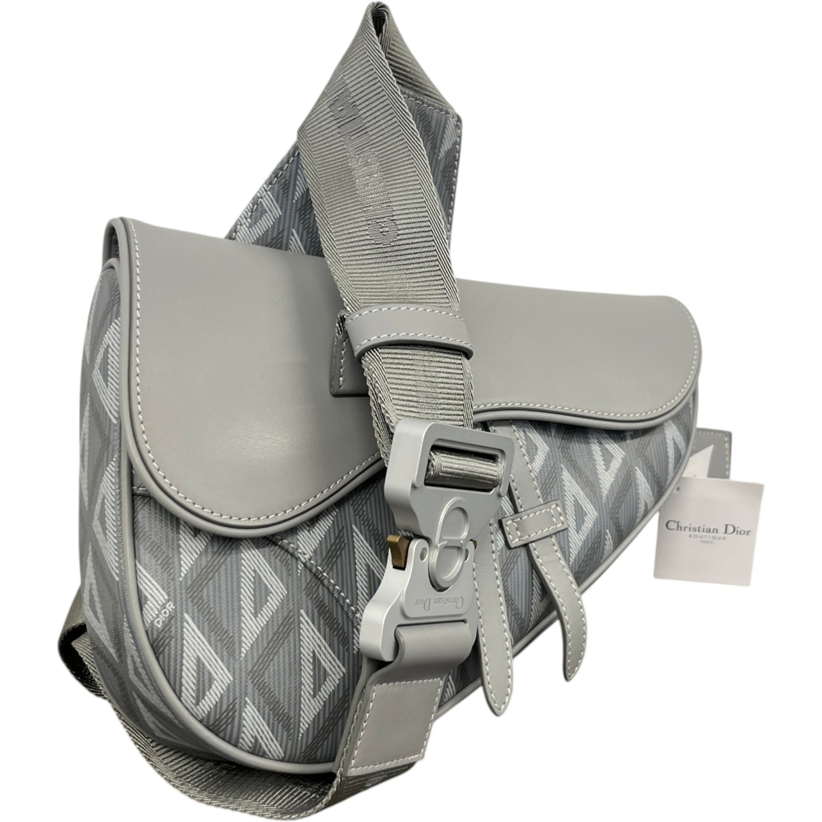Men's Cd Diamond Saddle Bag Grey - Photo 4