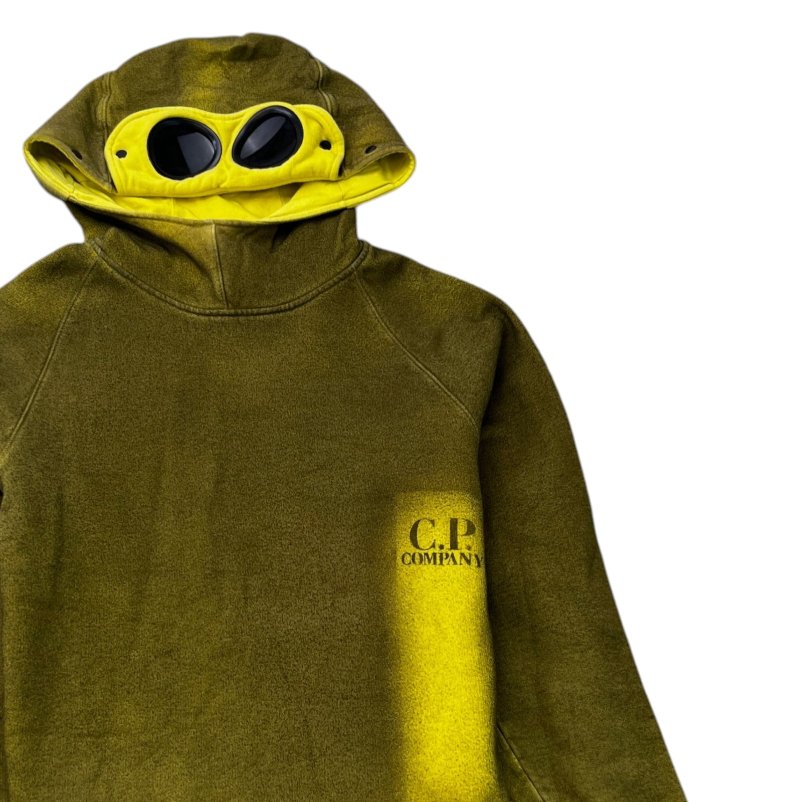 Men's Goggle Hoodie Green Size S - Photo 3