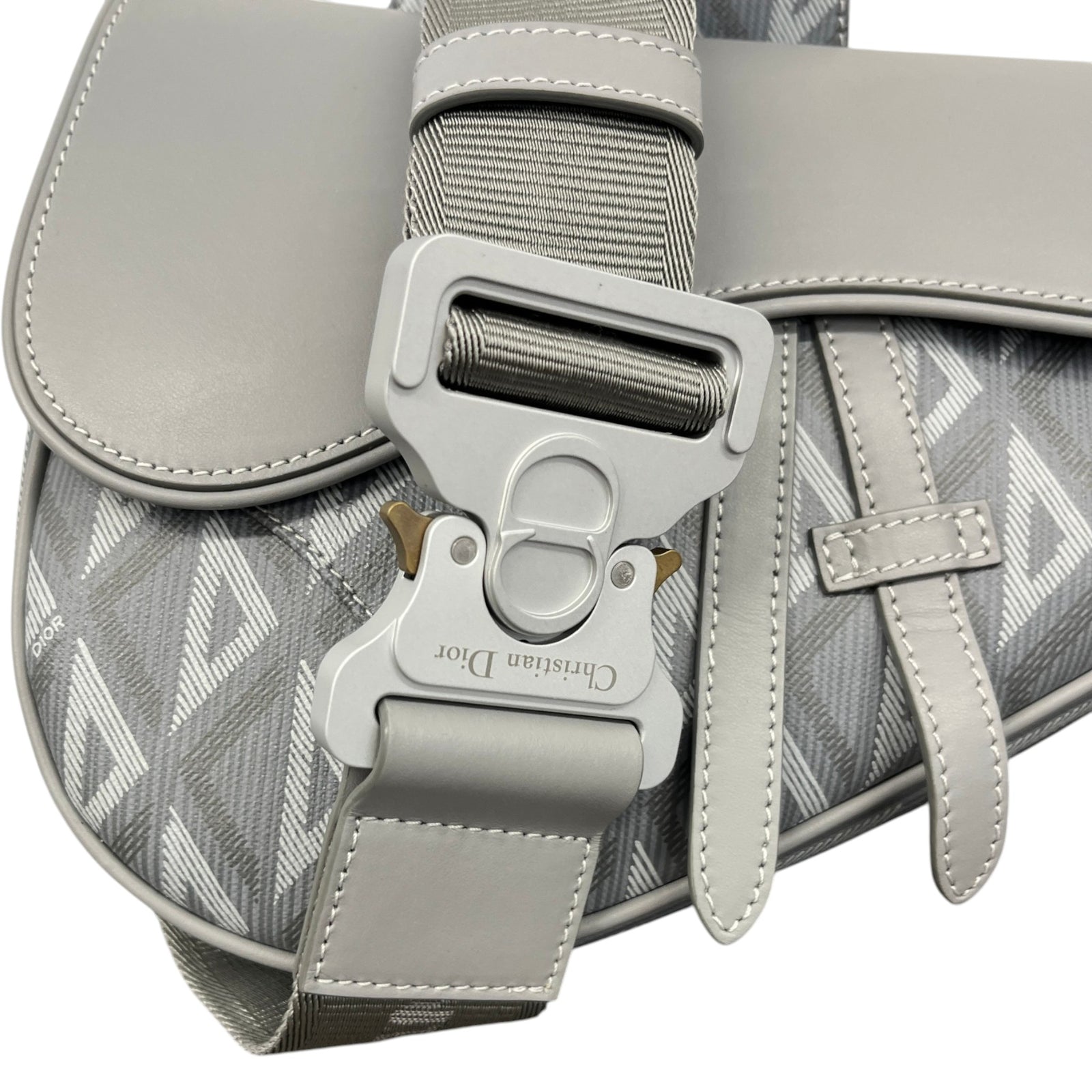 Men's Cd Diamond Saddle Bag Grey - Photo 10