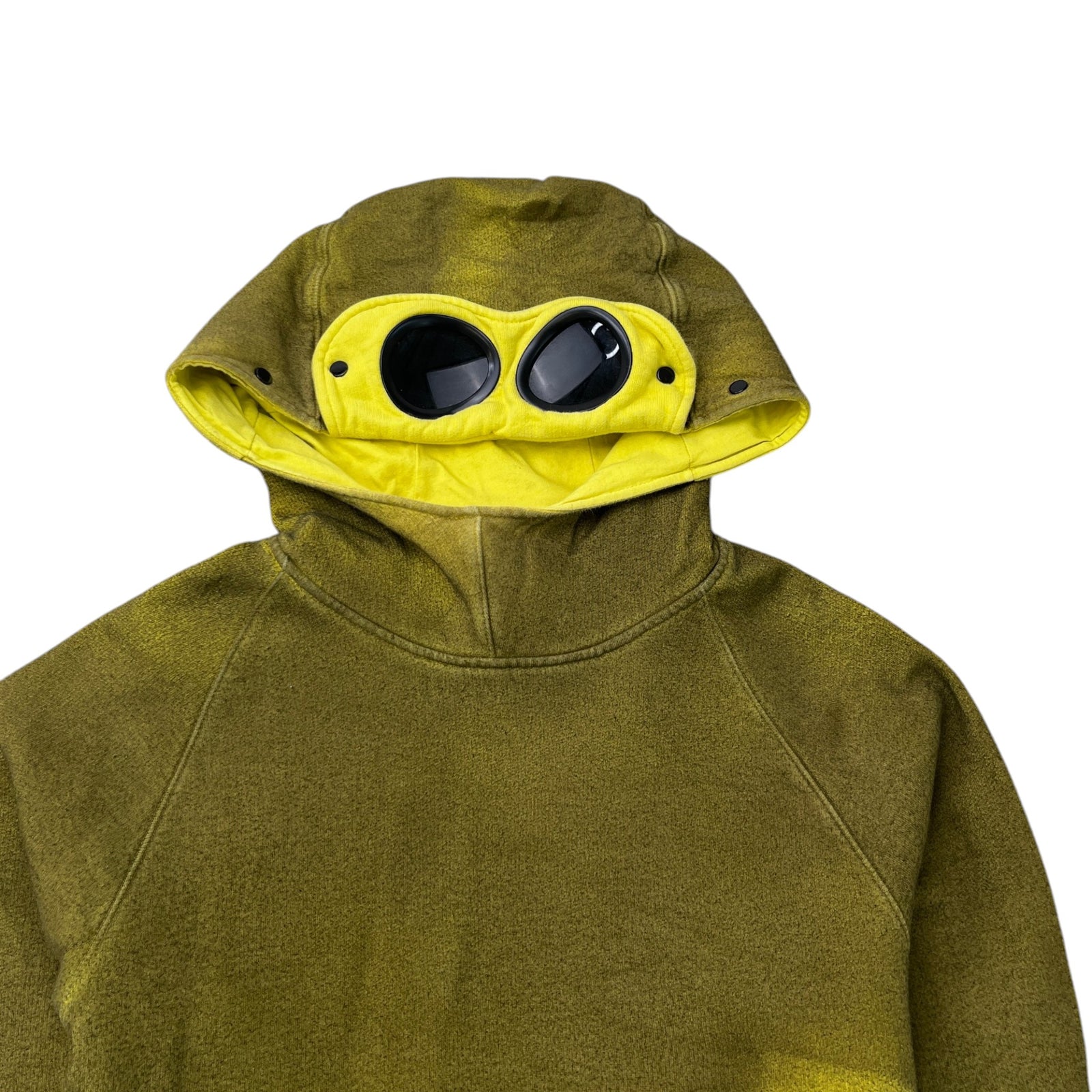Men's Goggle Hoodie Green Size S - Photo 5