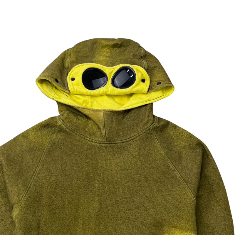 Men's Goggle Hoodie Green Size S
