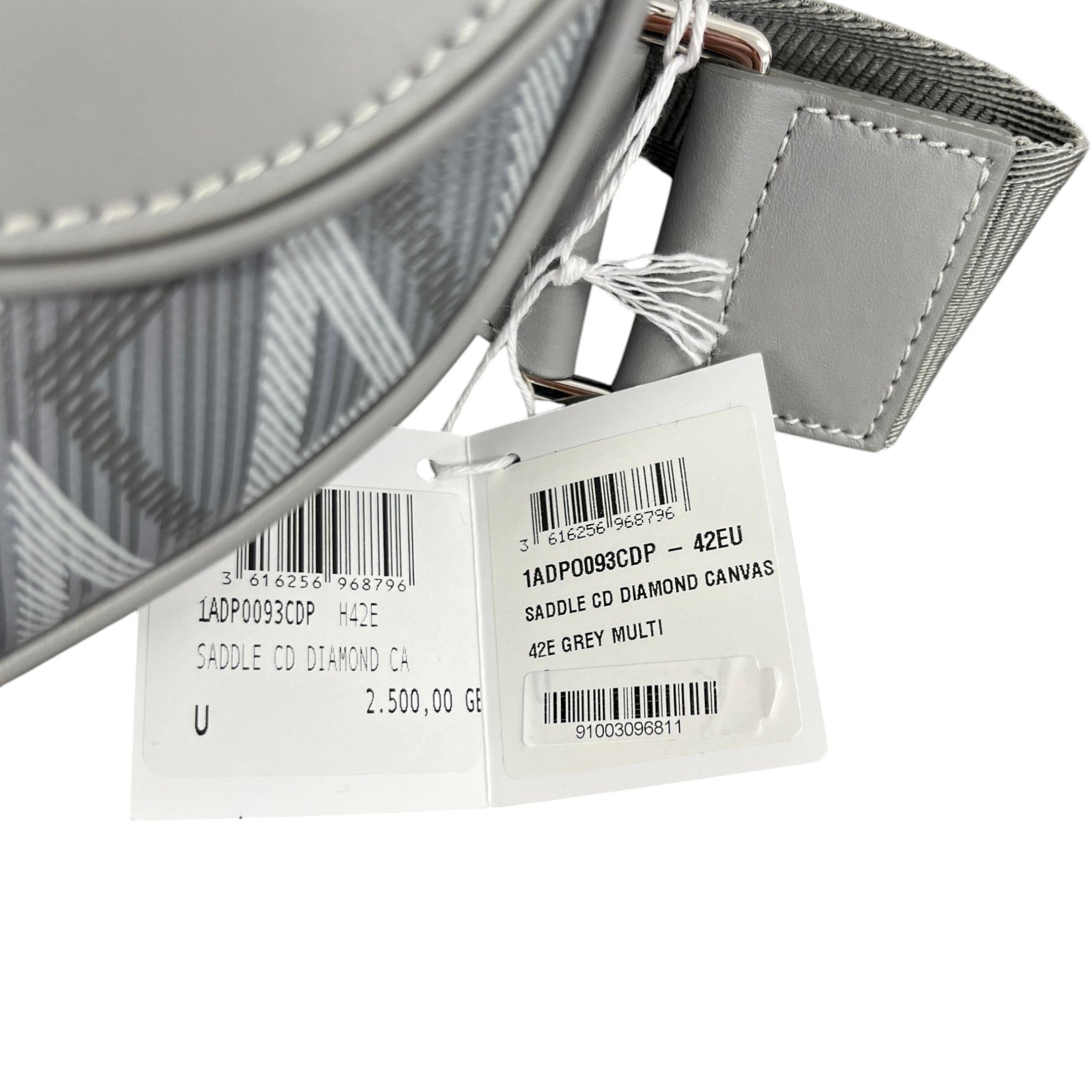 Men's Cd Diamond Saddle Bag Grey - Photo 12