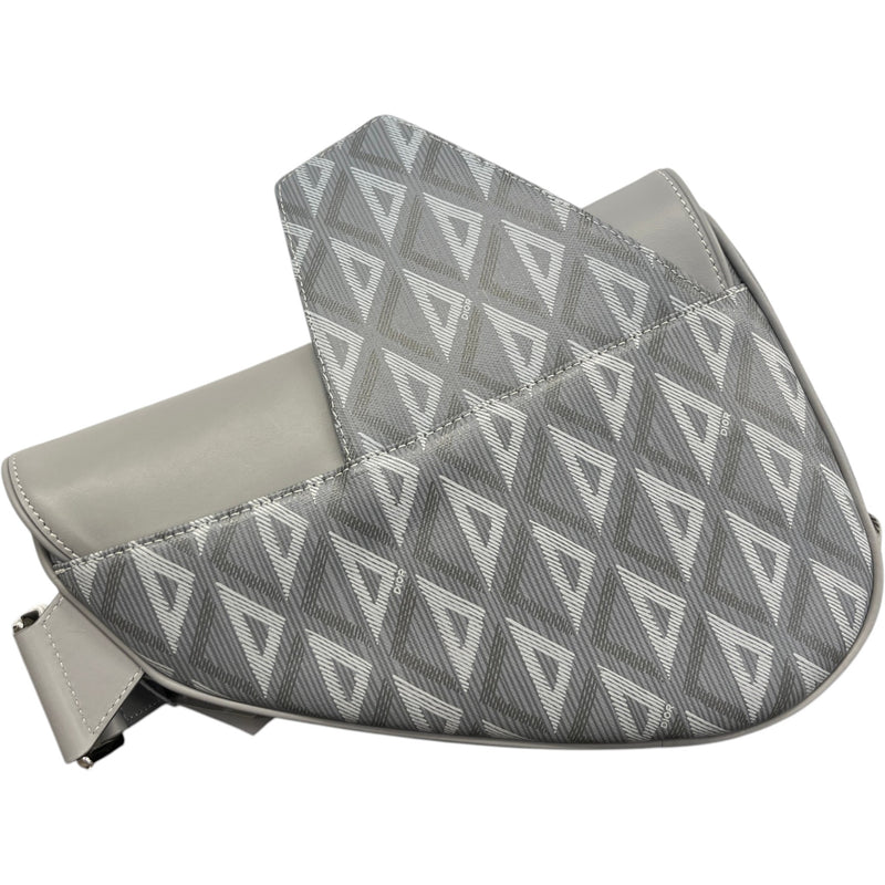 Men's Cd Diamond Saddle Bag Grey
