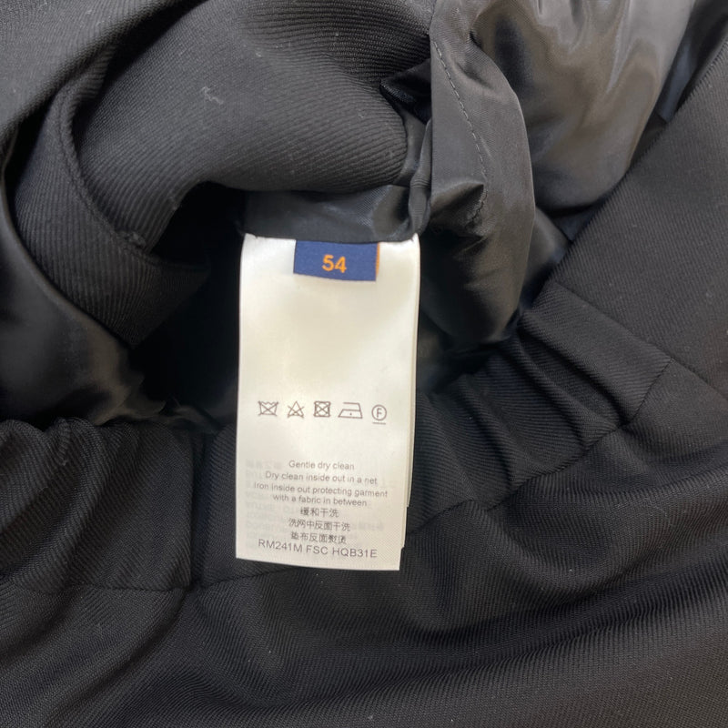 Men's pearl calligraphy Polo Shirt Black Size XXL