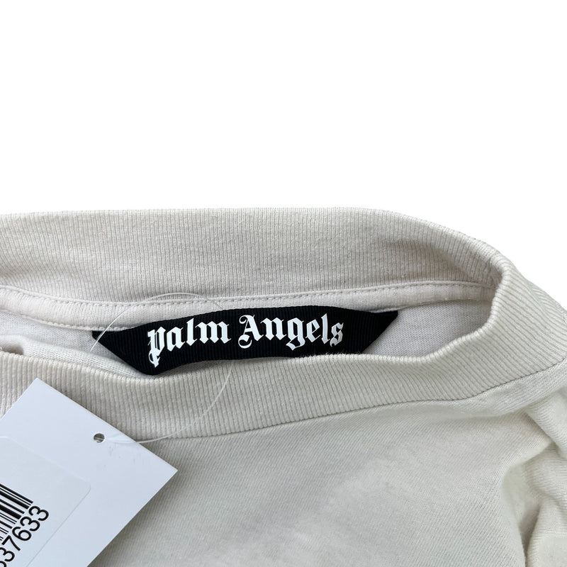 Men's Logo Print T-Shirt White Size M
