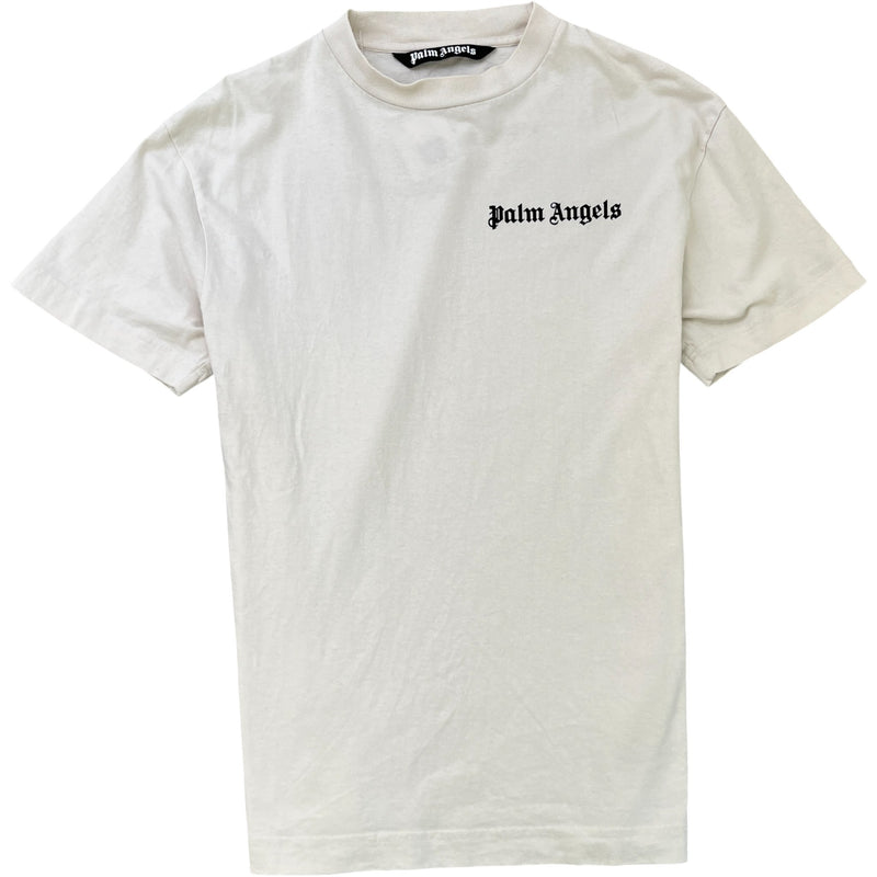 Men's Logo Print T-Shirt White Size M