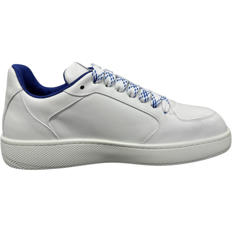 Men's Stock Leather Low Trainers White Size UK 10 / EU 44