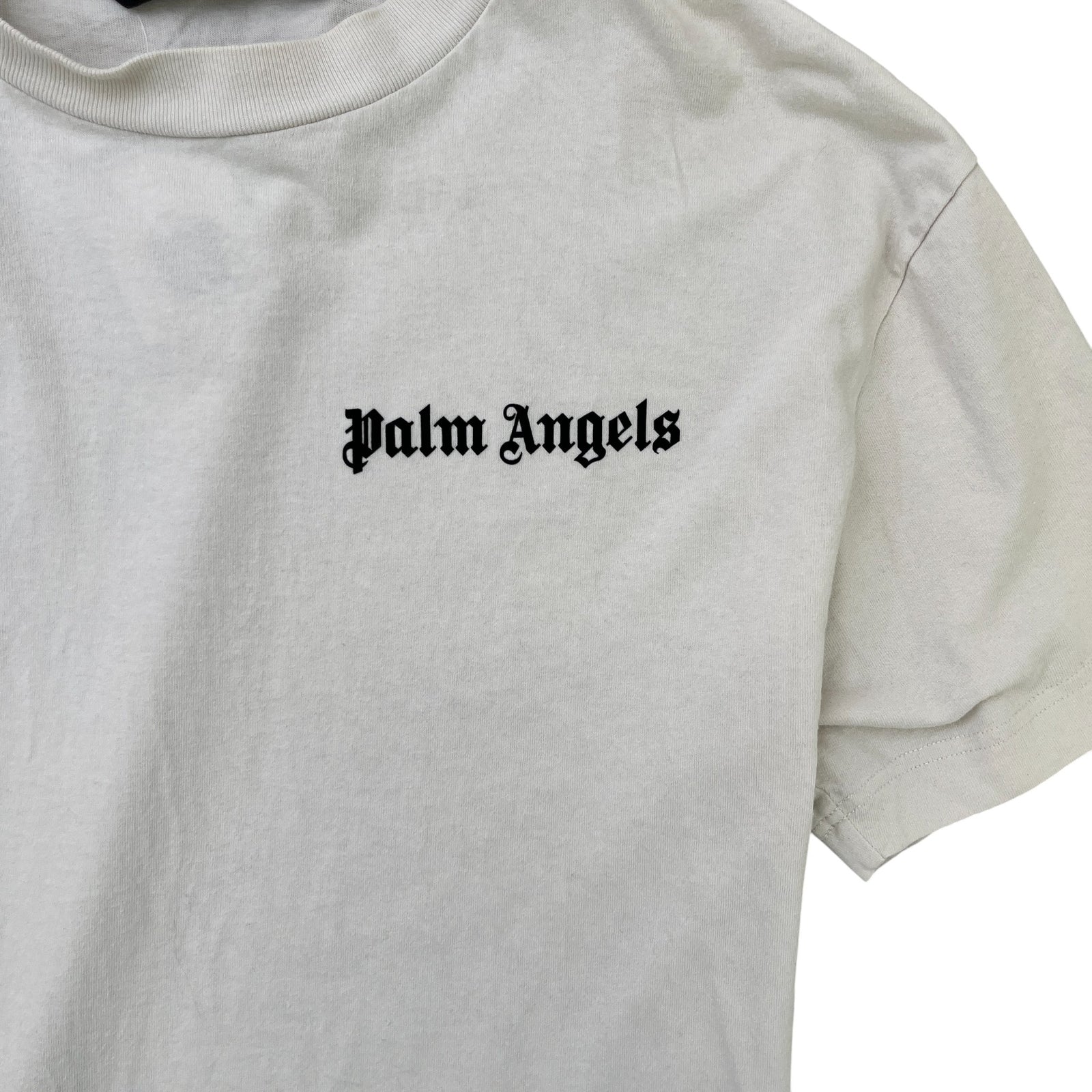 Men's Logo Print T-Shirt White Size M - Photo 5