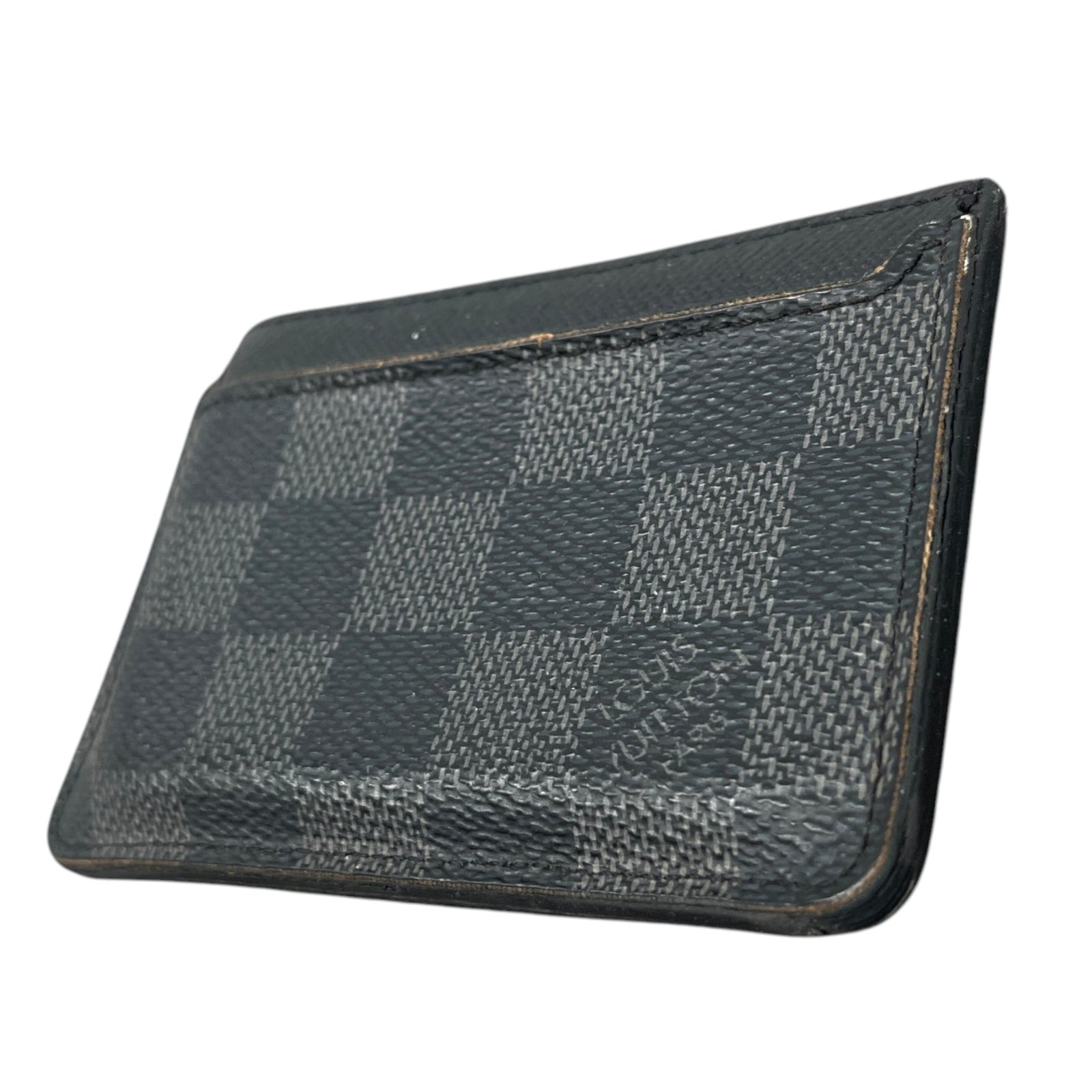 Men's Damier Graphite Neo Porte Cartes Card Holder Black - Photo 6
