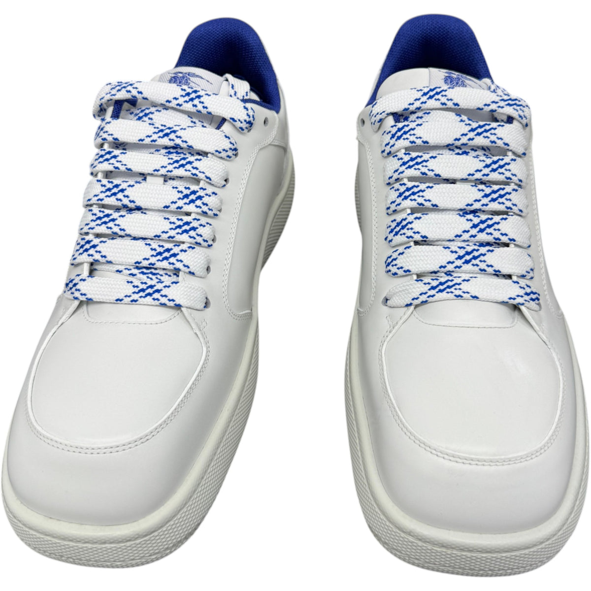 Men's Stock Leather Low Trainers White Size UK 10 / EU 44 - Photo 6