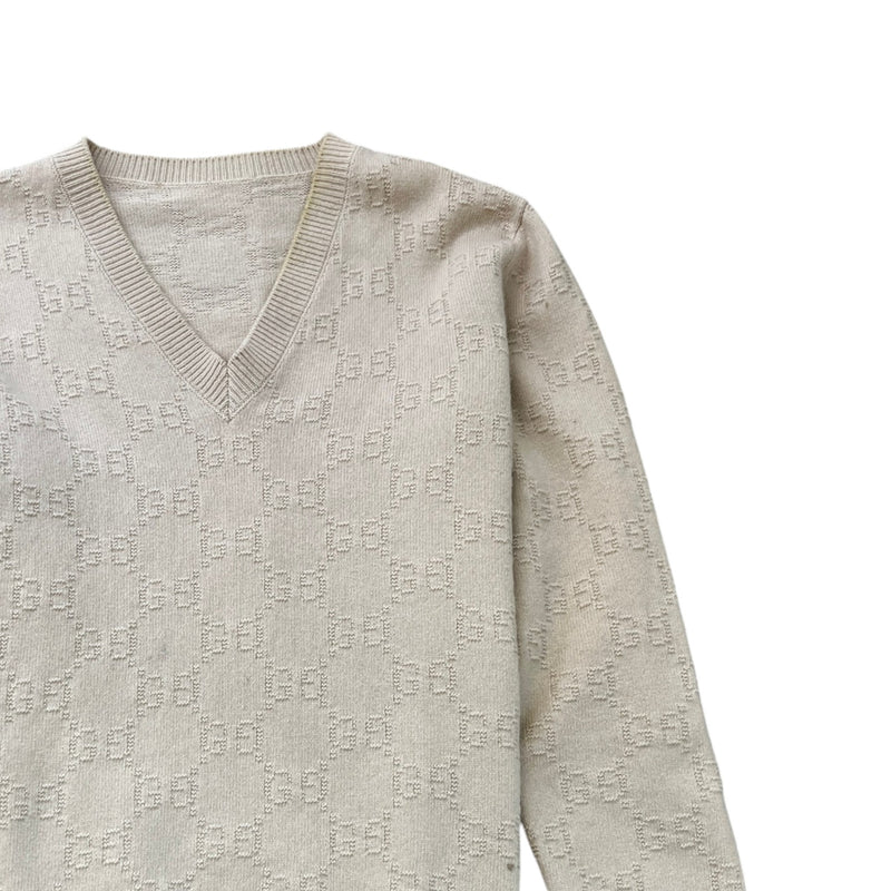 Men's Gg Supreme Jumper Beige Size L