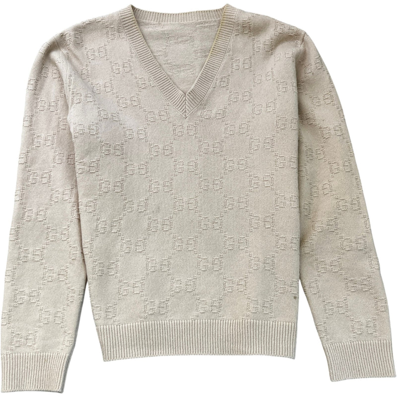 Men's Gg Supreme Jumper Beige Size L