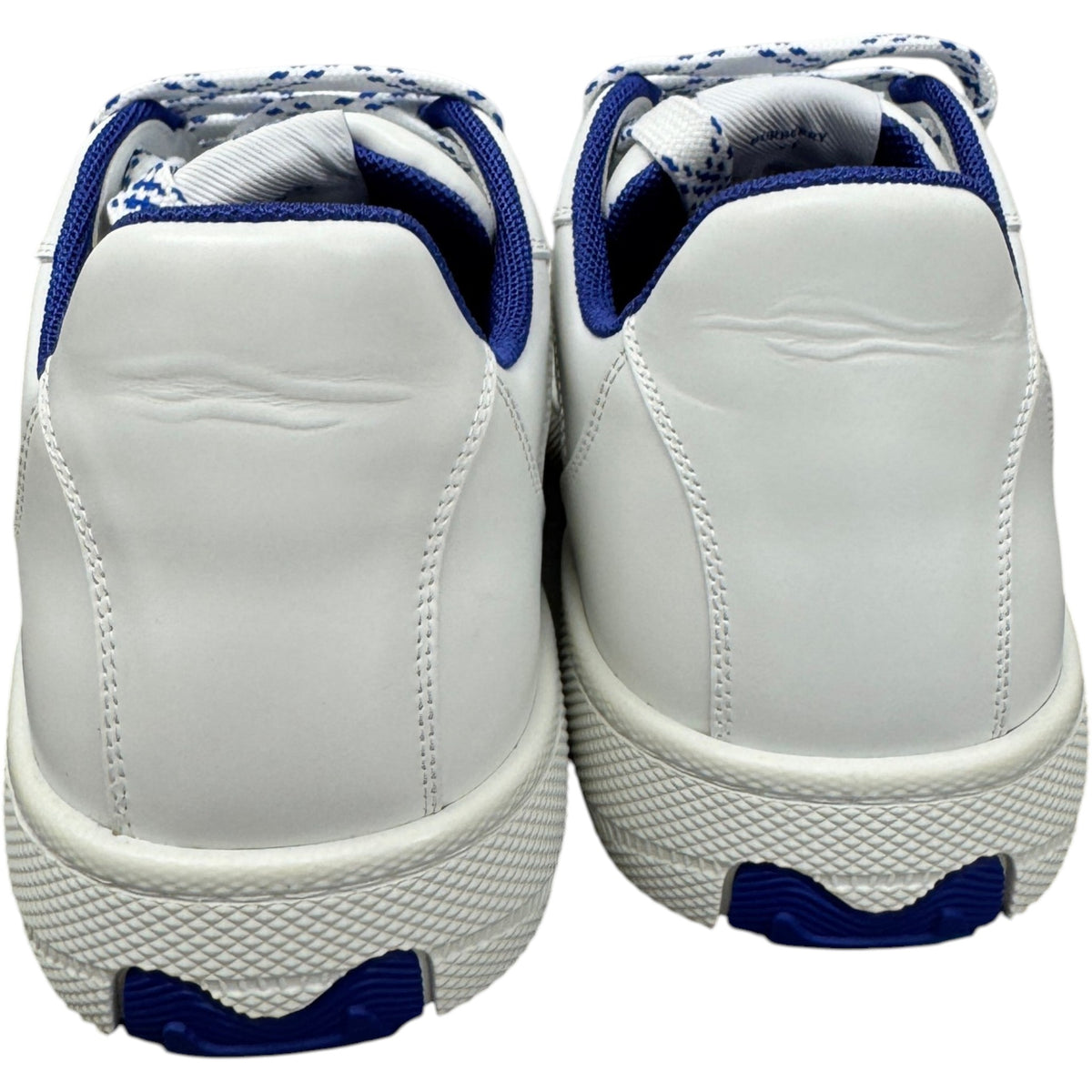 Men's Stock Leather Low Trainers White Size UK 10 / EU 44 - Photo 9