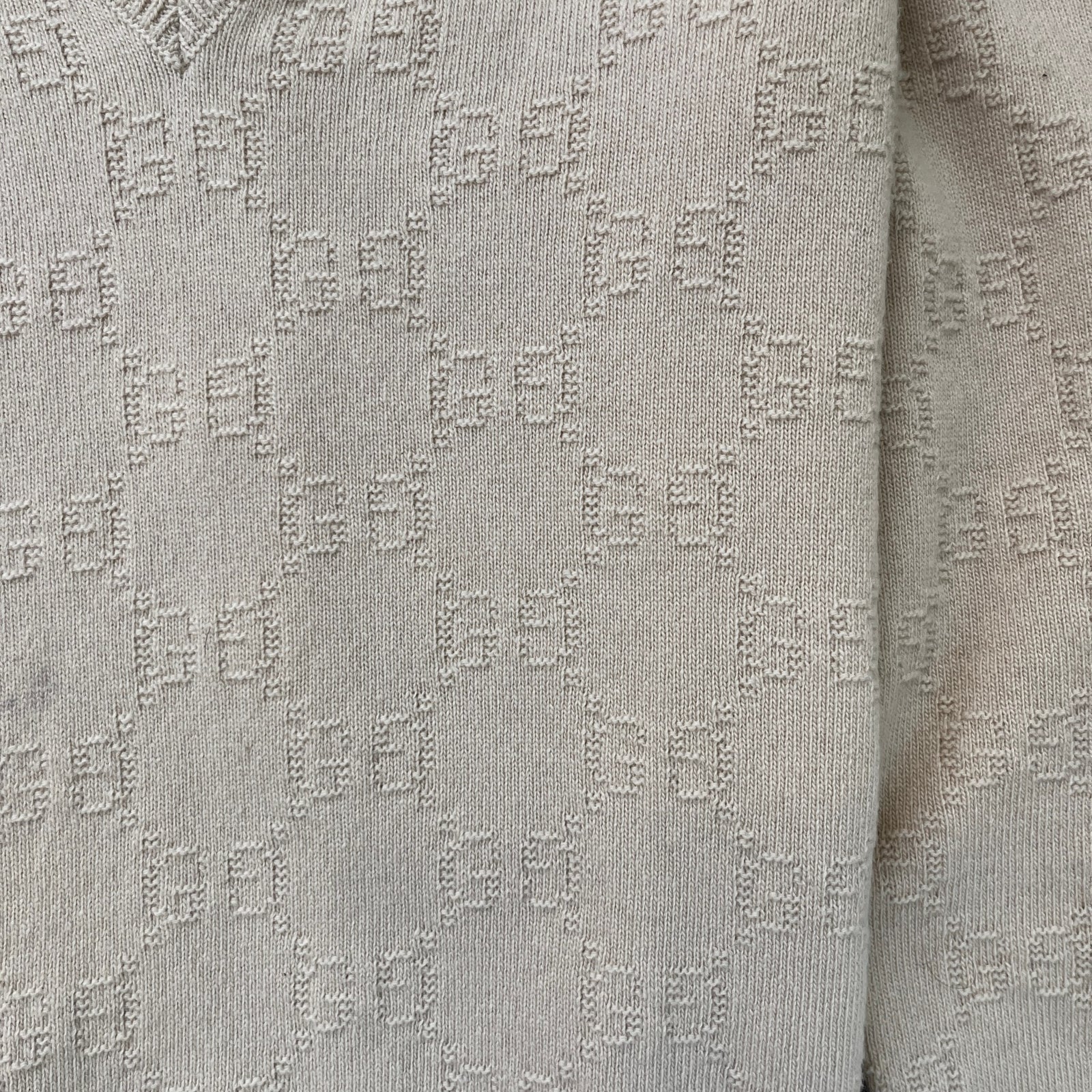 Men's Gg Supreme Jumper Beige Size L - Photo 5