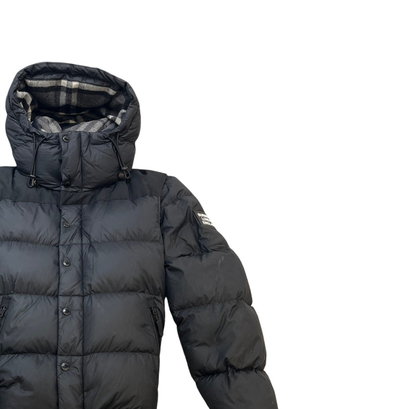 Men's Detachable Sleeves 2 IN 1 Halsby Down Jacket Black Size XL