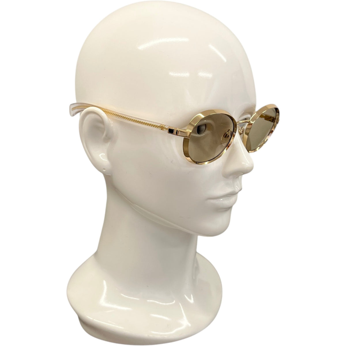 Women's 71263 LZ601 2N Round Frame Sunglasses Gold - Photo 3