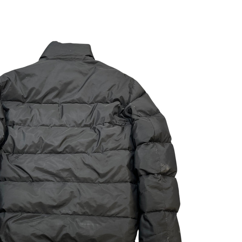 Men's Plaque Logo Down Jacket Black Size IT 52 / XL