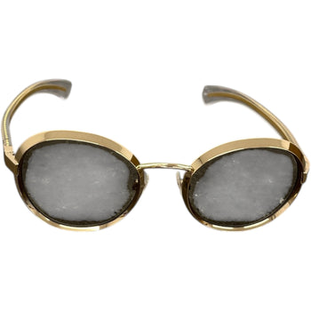 Women's 71263 LZ601 2N Round Frame Sunglasses Gold