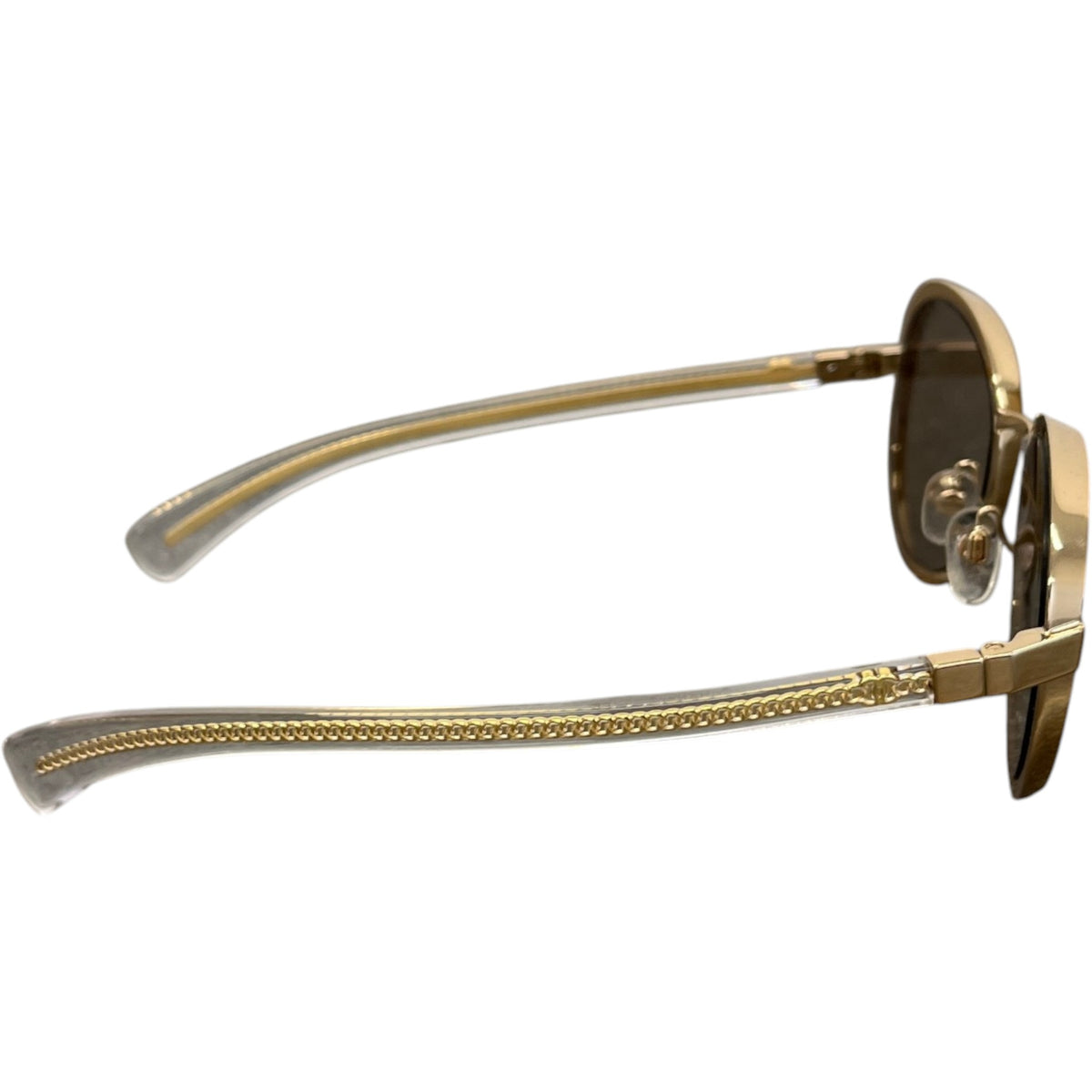 Women's 71263 LZ601 2N Round Frame Sunglasses Gold - Photo 5