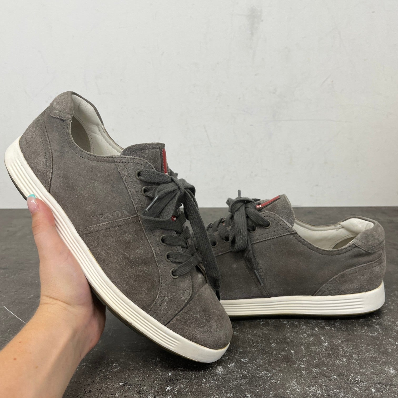 Men's Linear Rosa Low Trainers Grey Size EU 40.5 / UK 6.5 - Photo 11