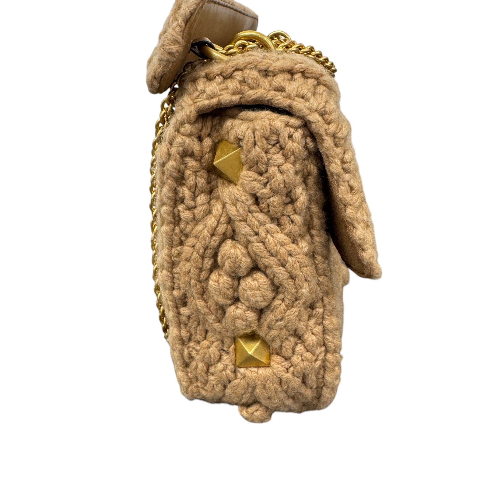 Women's Roman Stud Bag Beige - Photo 4