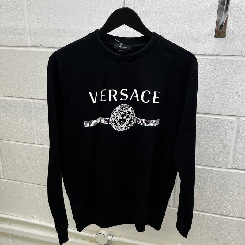 Men's Medusa Logo Sweatshirt Black Size M