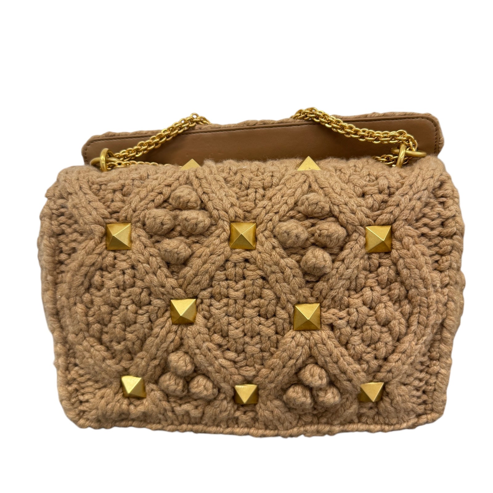 Women's Roman Stud Bag Beige - Photo 5