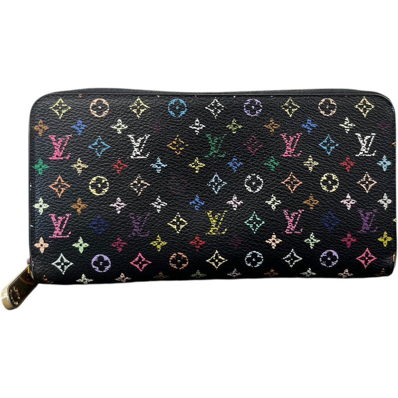 Women's Monogram Murakami Zippy Purse Black