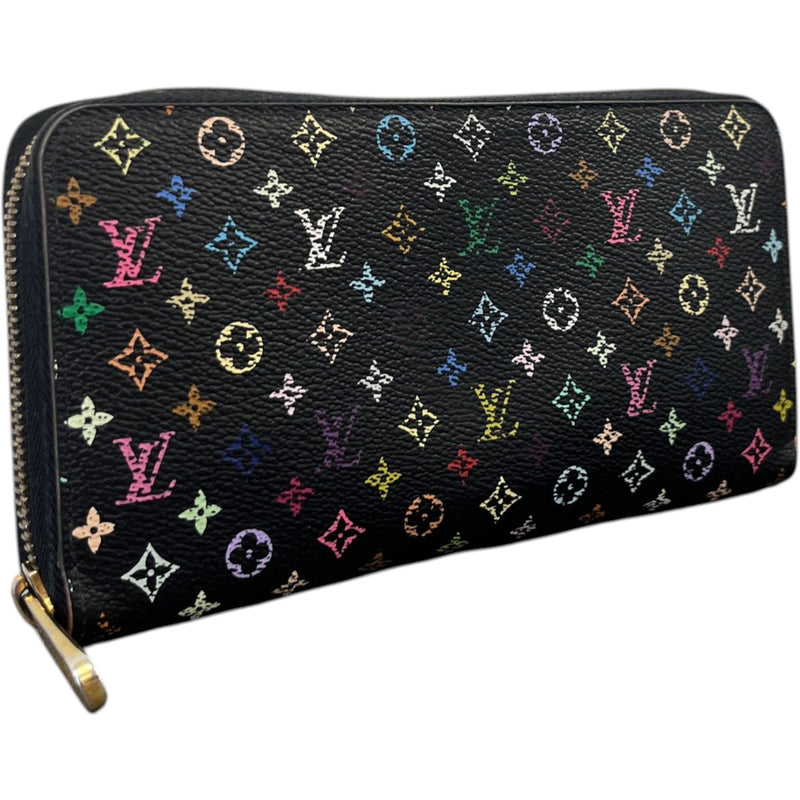 Women's Monogram Murakami Zippy Purse Black