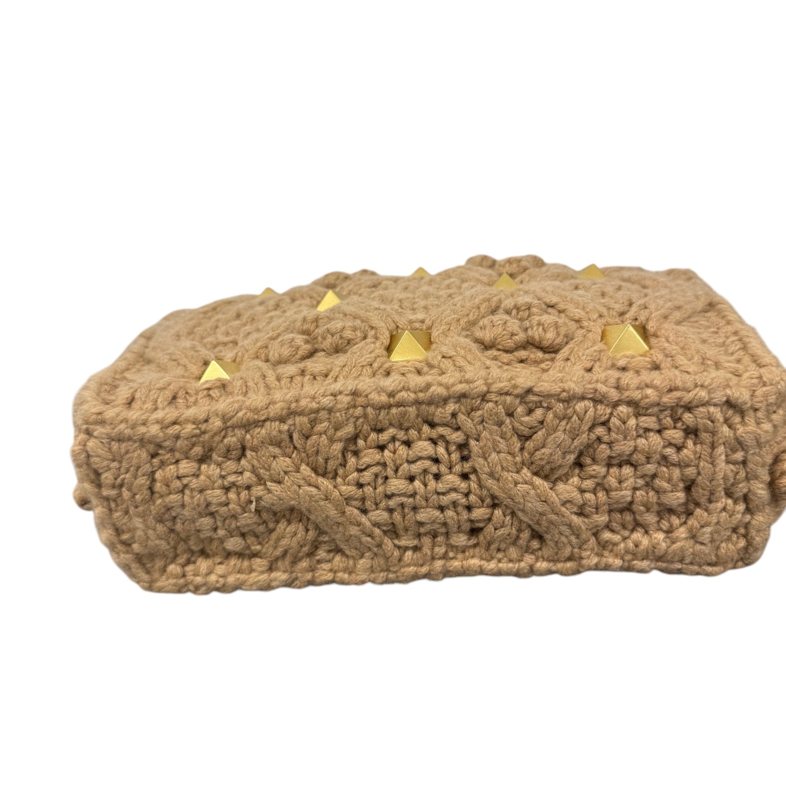 Women's Roman Stud Bag Beige - Photo 8