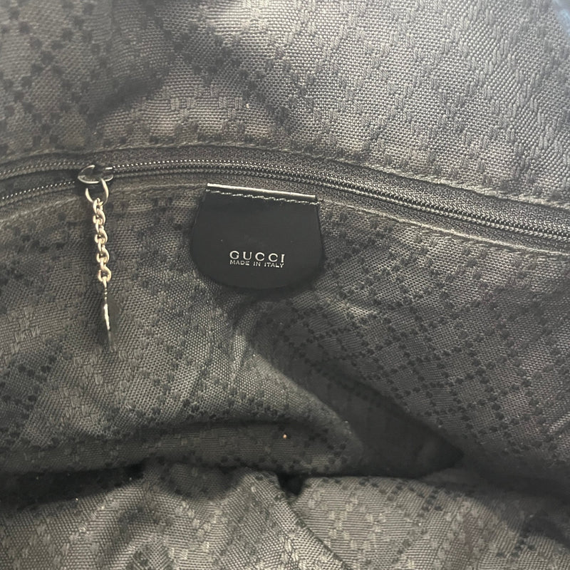 Women's Bamboo Nylon Hobo Bag Black