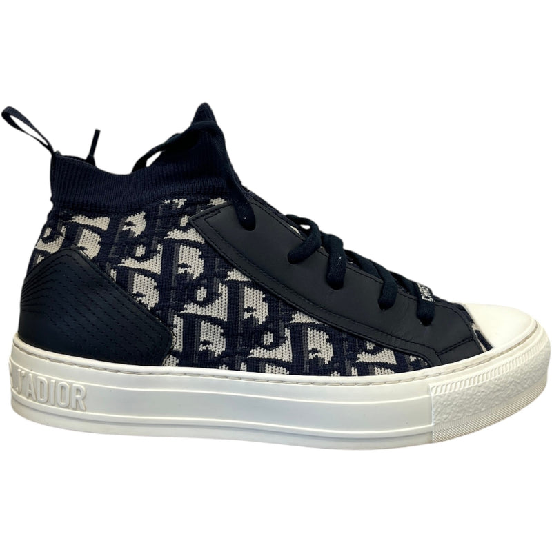 Women's Walk'N'Dior High Trainers Navy Size EU 38 / UK 5