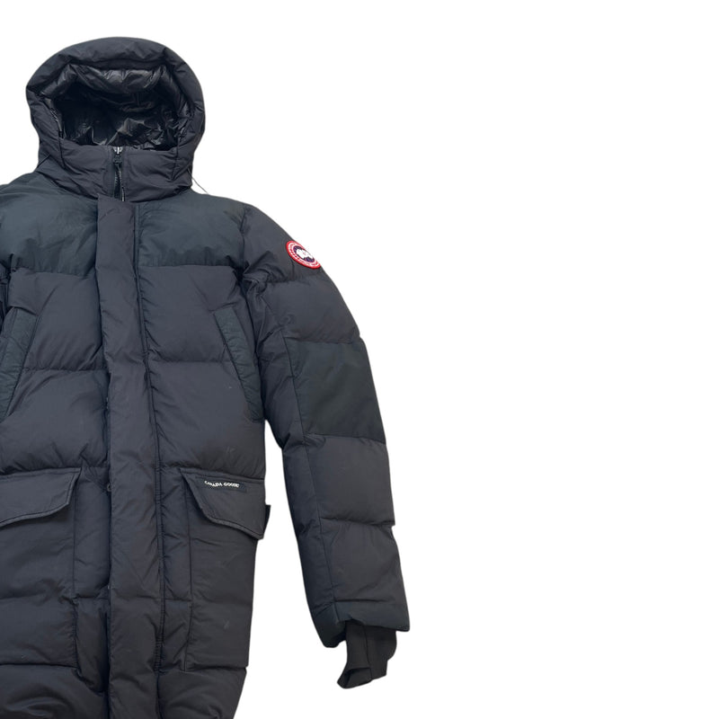 Men's Armstrong Parka Down Jacket Black Size L
